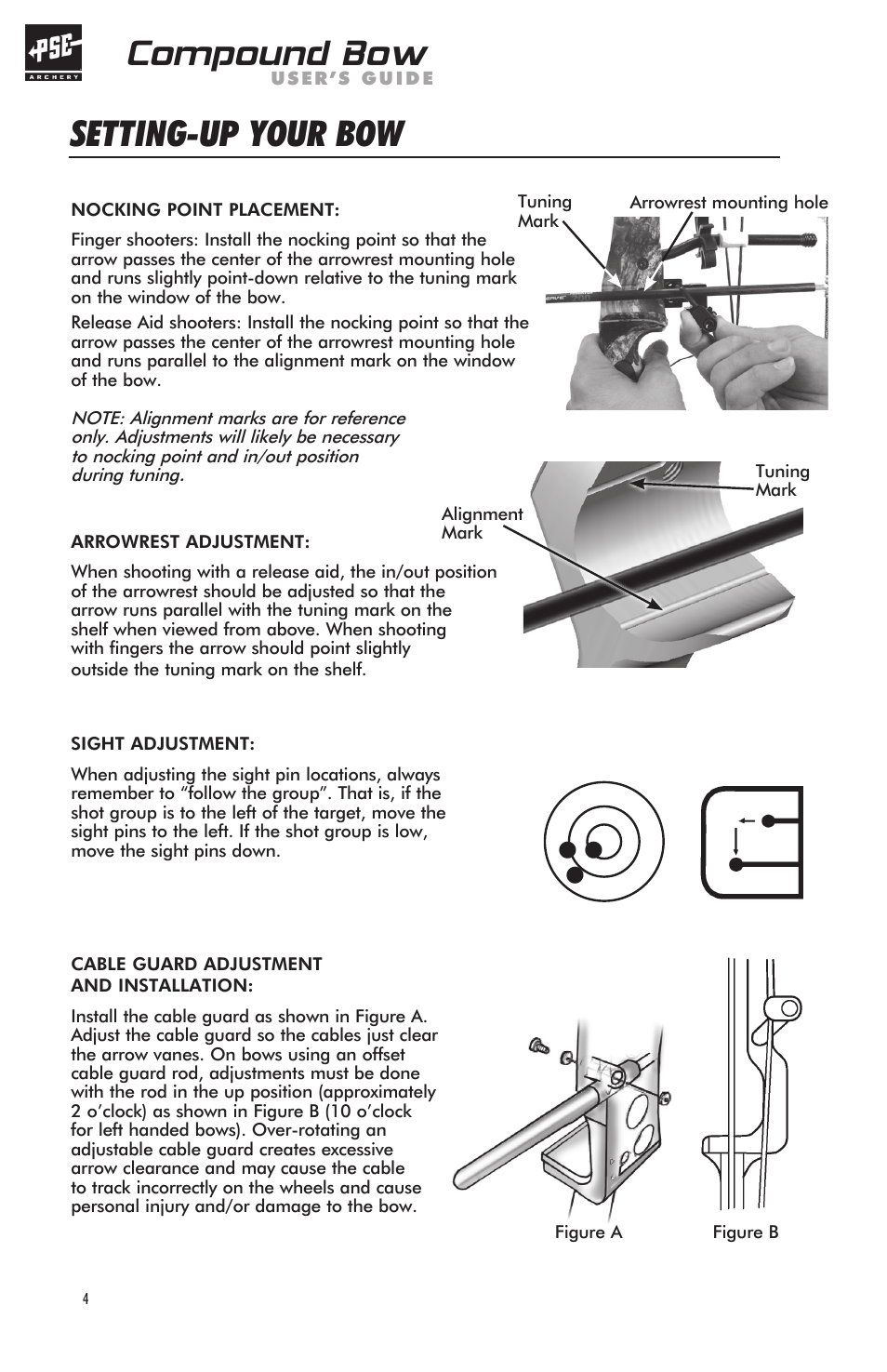 Compound bow, Setting-up your bow | PSE Archery Bow 2012 User Manual | Page 4 / 24