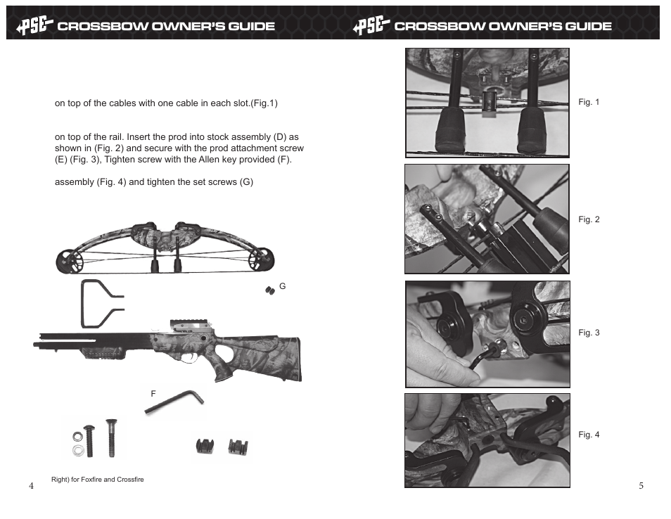 Compound crossbow assembly, Crossbow owner’s guide | PSE Archery Crossbow User Manual | Page 3 / 7