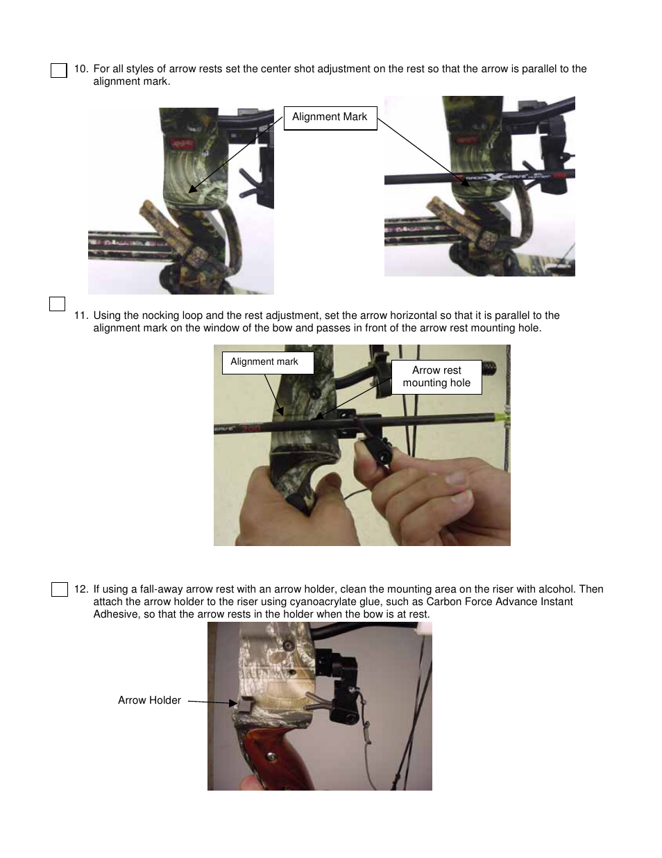 PSE Archery Compound Bow Set-up Procedures User Manual | Page 3 / 8