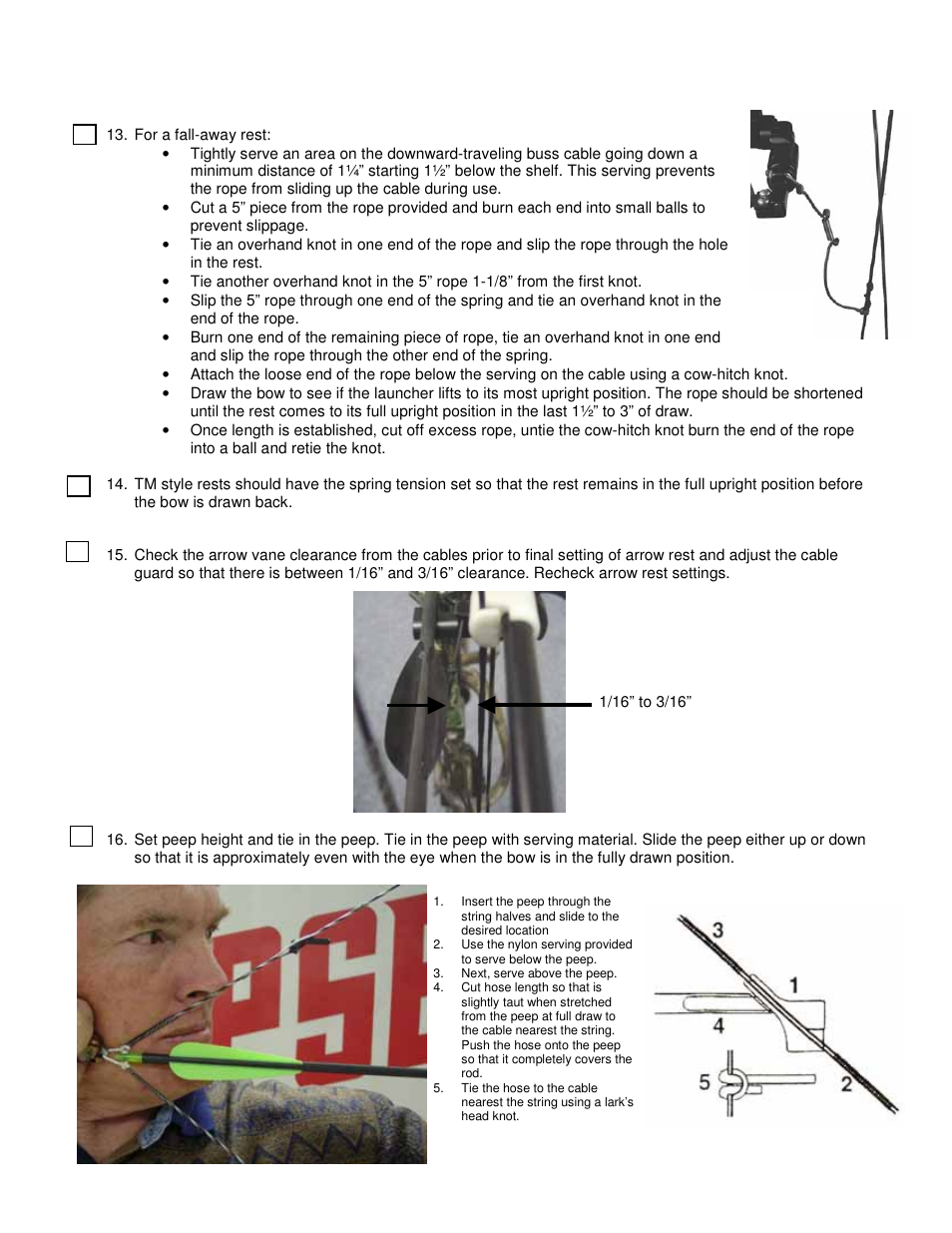 PSE Archery Compound Bow Set-up Procedures User Manual | Page 4 / 8