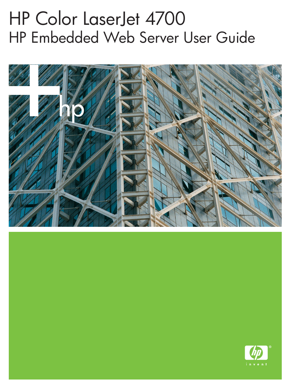 HP LaserJet 4700 User Manual | 68 pages
