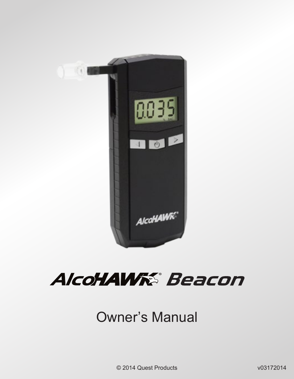 Q3 Innovations AlcoHAWK Beacon User Manual | 20 pages