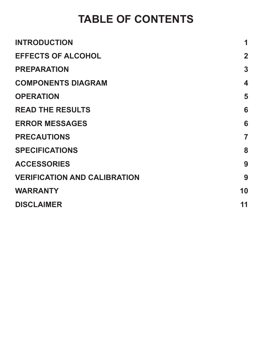 Q3 Innovations AlcoHAWK ELITE User Manual | Page 2 / 16