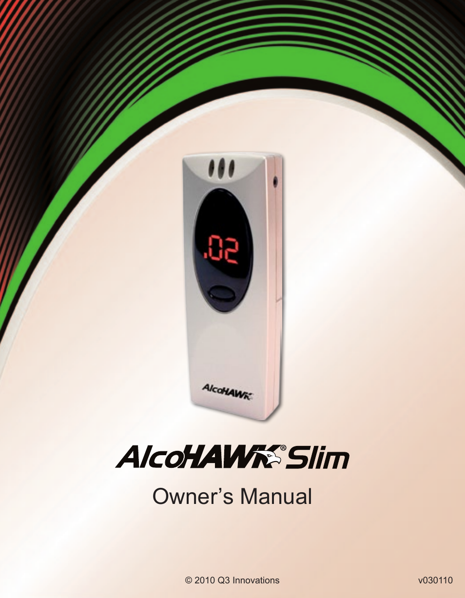 Q3 Innovations AlcoHAWK SLIM User Manual | 16 pages