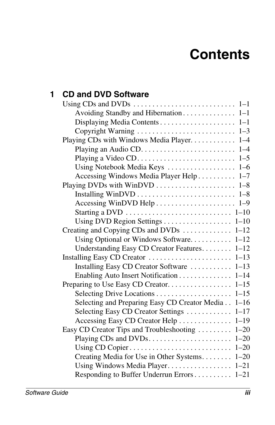 Compaq 285558-001 User Manual | Page 3 / 98
