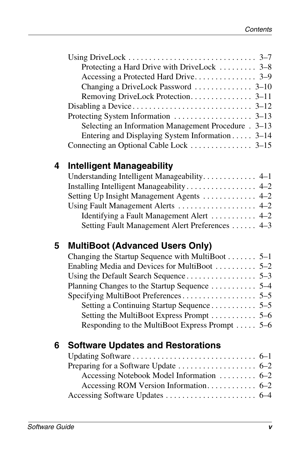 Compaq 285558-001 User Manual | Page 5 / 98