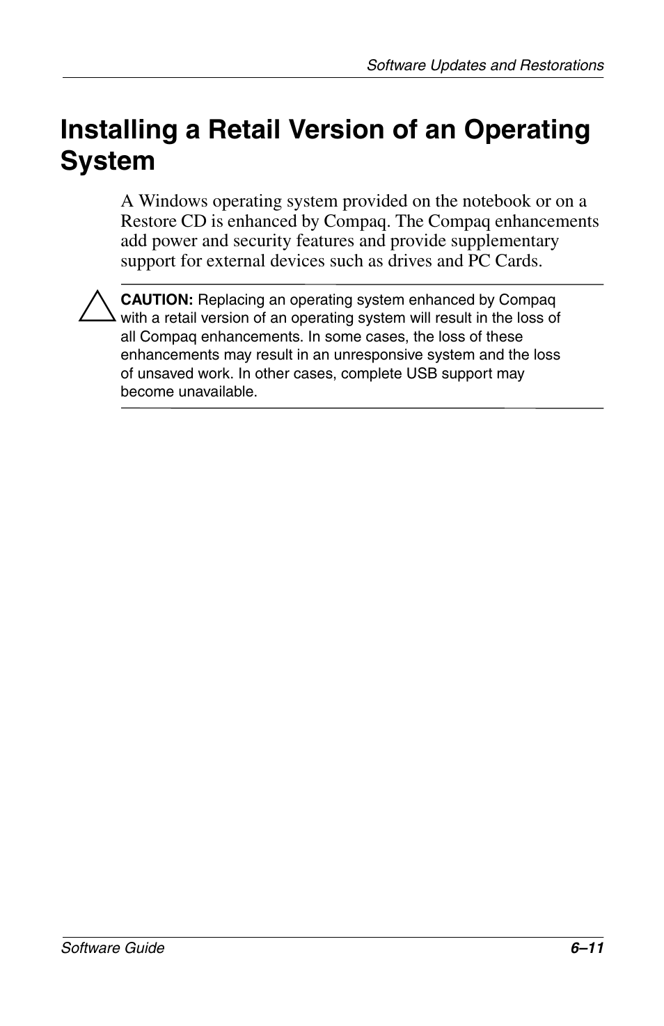 Installing a retail version of an operating system | Compaq 285558-001 User Manual | Page 78 / 98