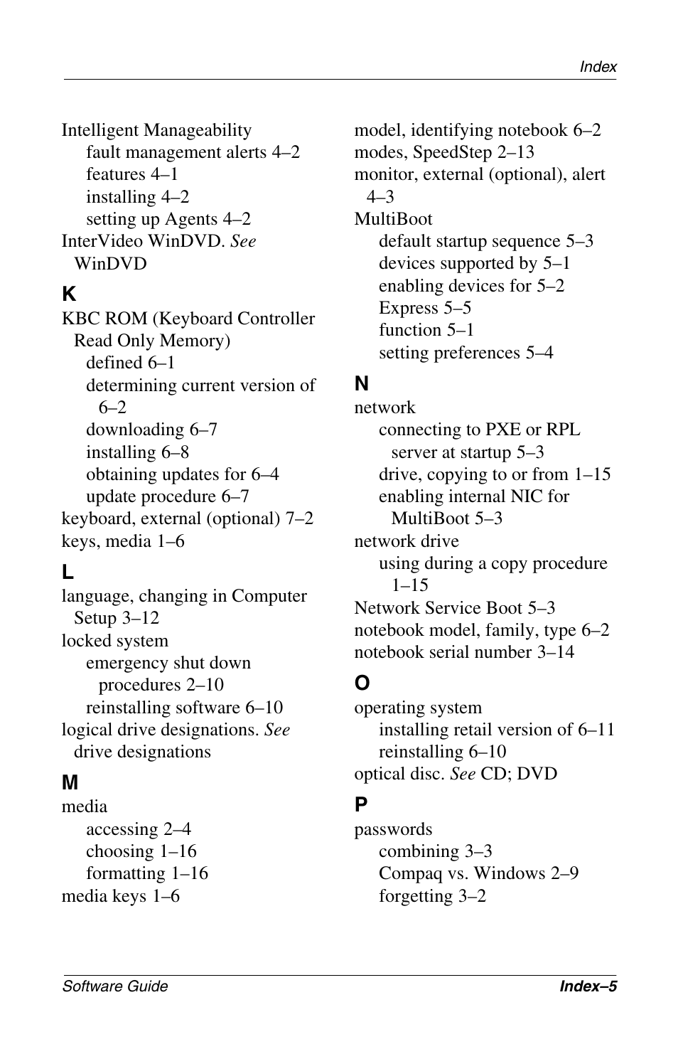 Compaq 285558-001 User Manual | Page 95 / 98