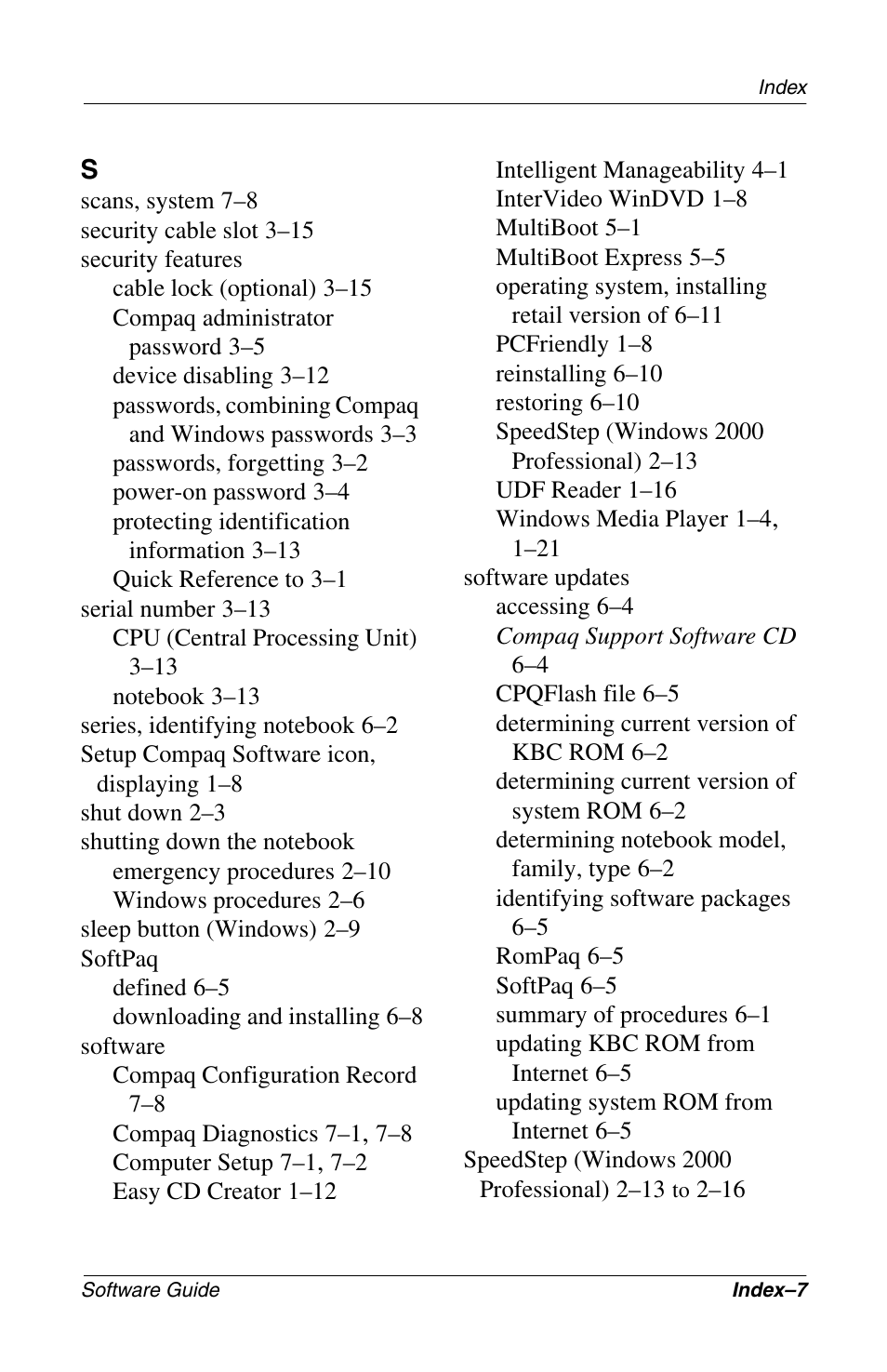 Compaq 285558-001 User Manual | Page 97 / 98