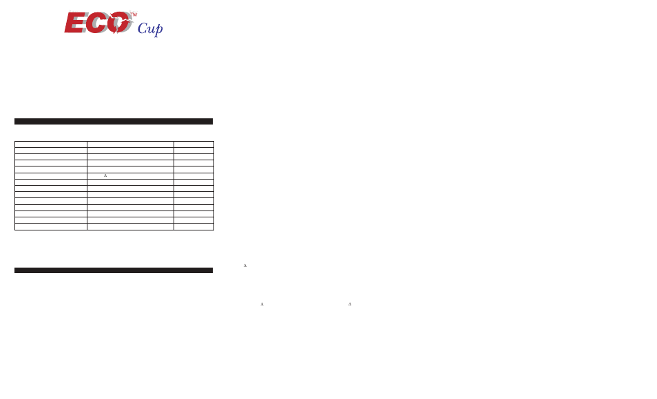 Q3 Innovations DrugHAWK ECO Cup User Manual | 5 pages