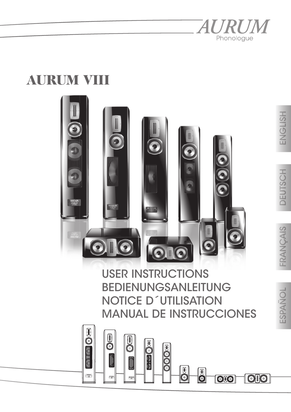 Quadral AURUM VIII User Manual | 29 pages