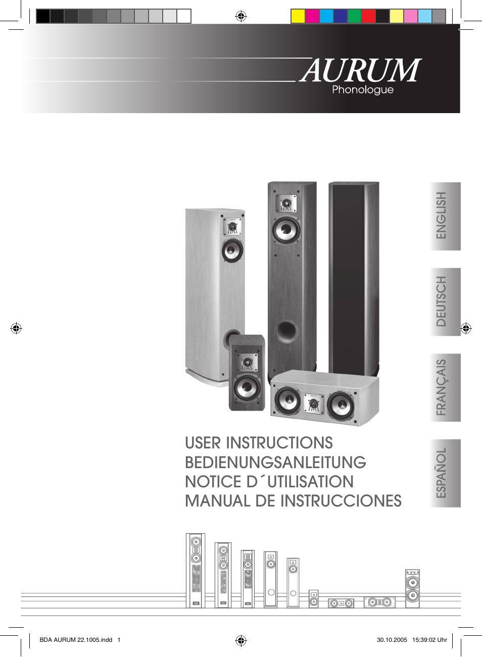 Quadral AURUM 170 User Manual | 23 pages