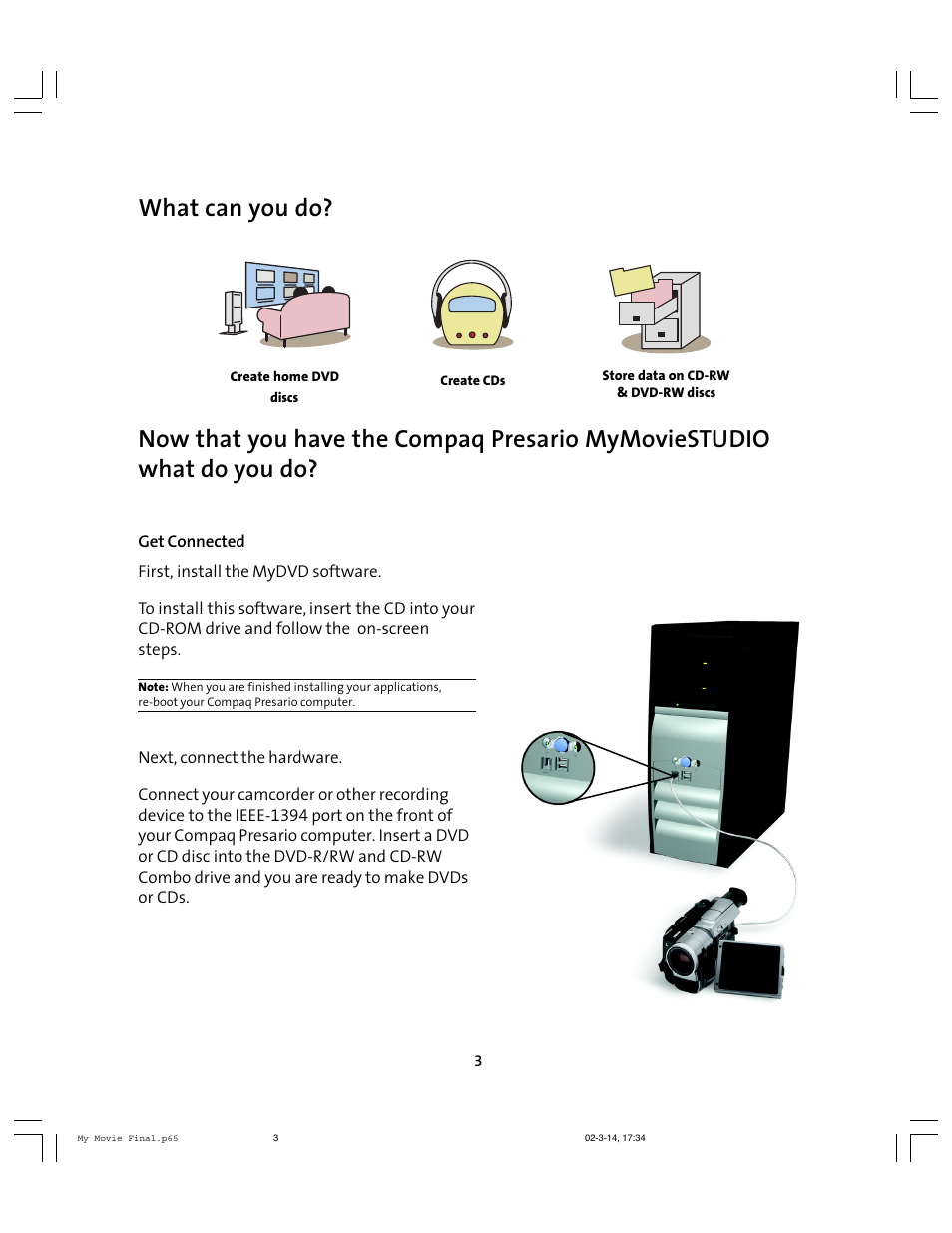 What can you do | Compaq 6010AP User Manual | Page 3 / 16
