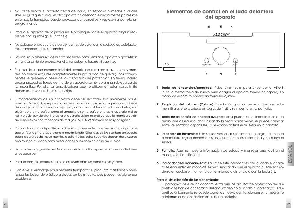 Quadral AURUM A5 User Manual | Page 15 / 19
