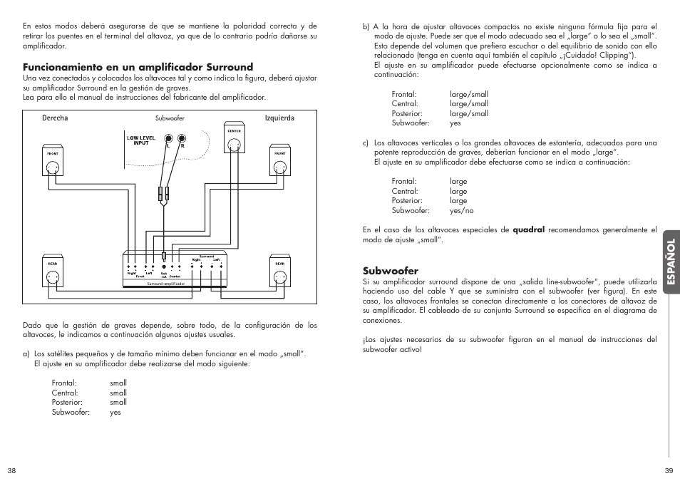 Quadral ALLGEMEIN User Manual | Page 20 / 23