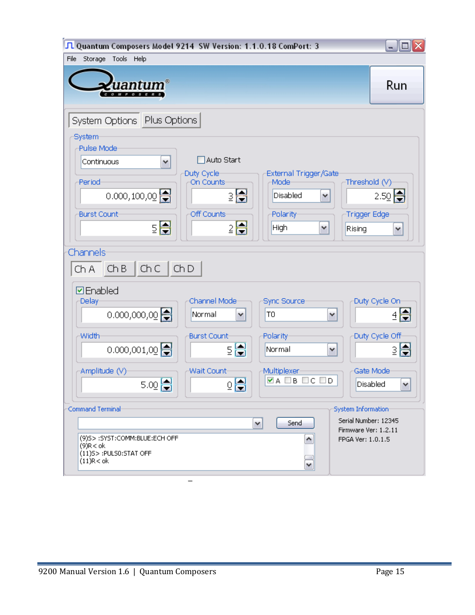 Quantum Composers 9200 Series User Manual | Page 15 / 58