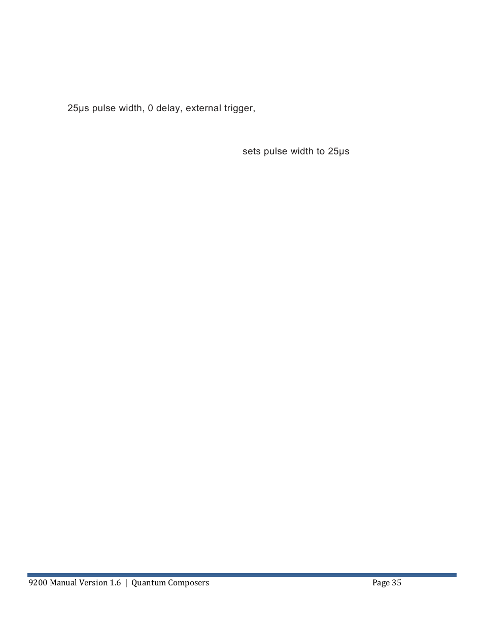Quantum Composers 9200 Series User Manual | Page 35 / 58