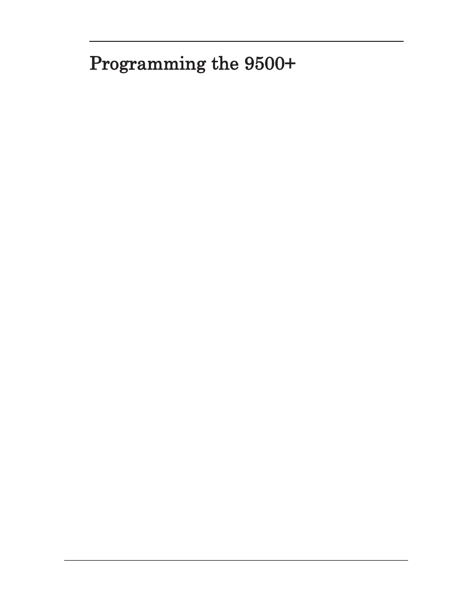 Programming the 9500 | Quantum Composers 9500 Plus Series User Manual | Page 39 / 70