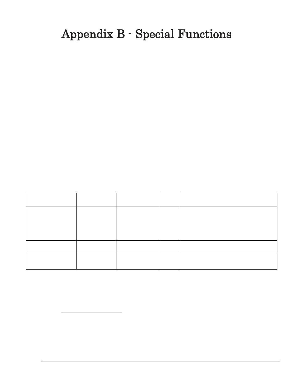 Appendix b - special functions, 35 volt output, 35 v specifications | Quantum Composers 9500 Plus Series User Manual | Page 55 / 70