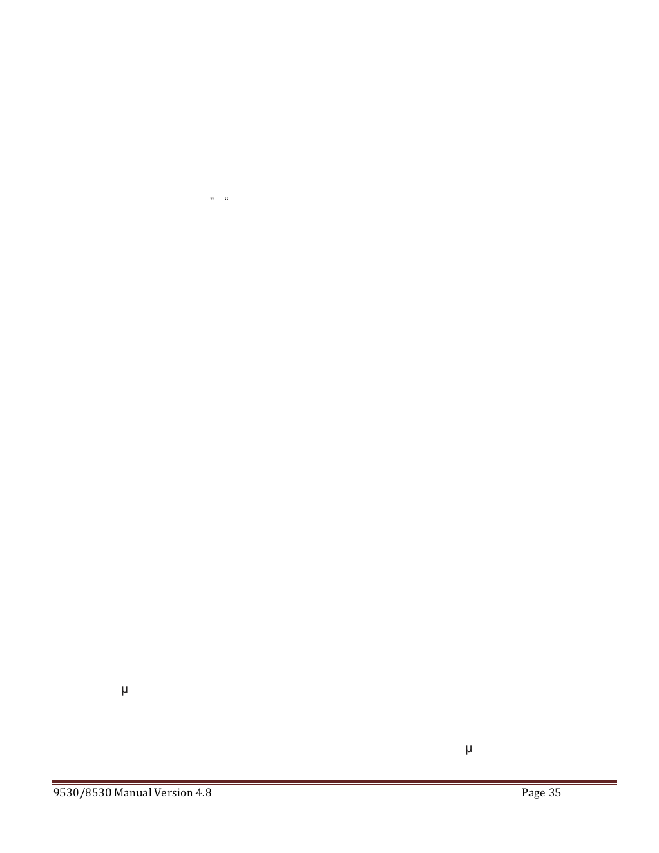 Error codes, Programming examples | Quantum Composers 9530 Series User Manual | Page 35 / 71