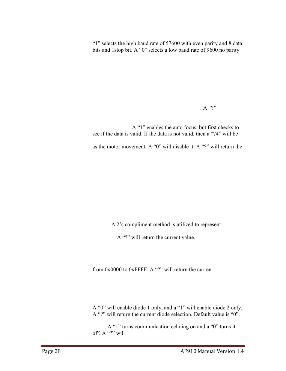 Quantum Composers AF910 User Manual | Page 28 / 39