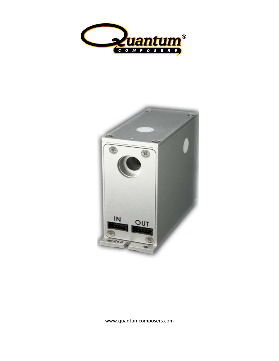 Quantum Composers Motorized Attenuator User Manual | 9 pages