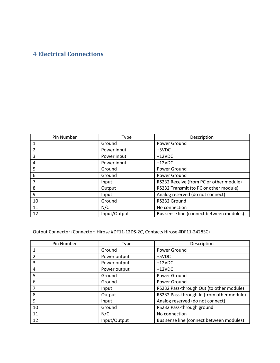 4 electrical connections | Quantum Composers Motorized Attenuator User Manual | Page 3 / 9
