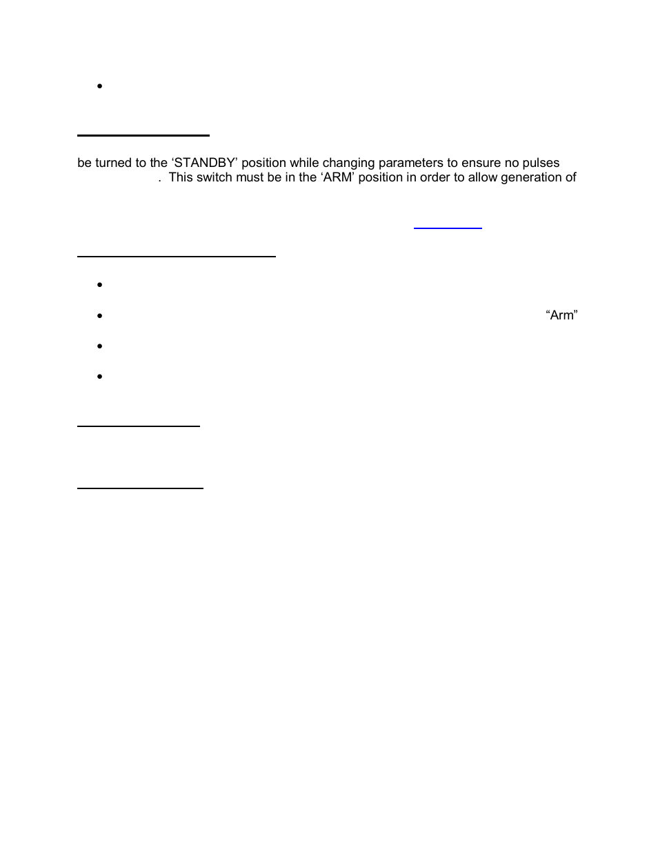 Arm switch (keyed), System status led indicators, Front sync output | Front trigger input, Arm switch (keyed) -13, System status led indicators -13, Front sync output -13, Front trigger input -13 | Quantum Composers 9730 Series User Manual | Page 13 / 50