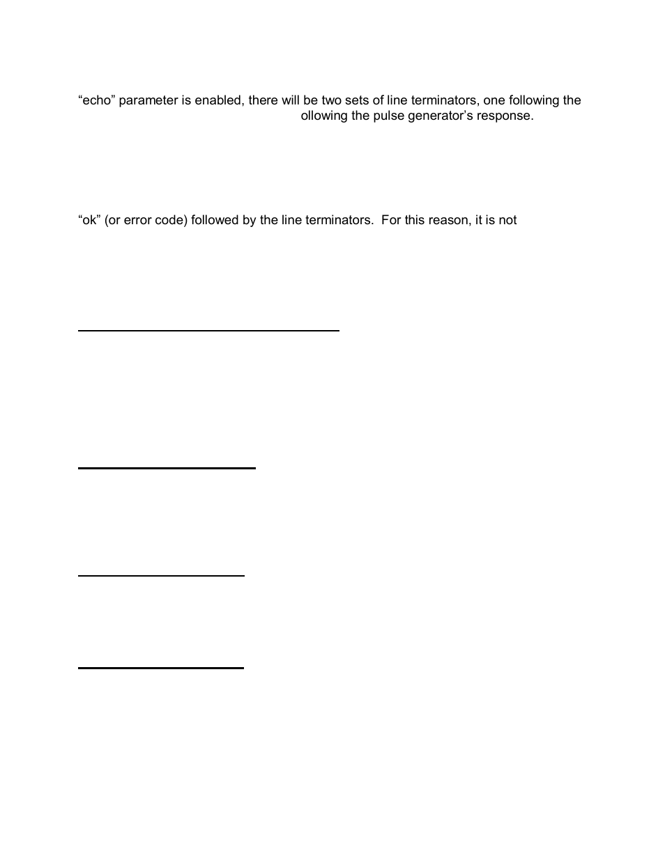 Ieee 488.2 common command format, Scpi command keywords, Scpi keyword separator | Scpi optional keywords, Ieee 488.2 common command format -33, Scpi command keywords -33, Scpi keyword separator -33, Scpi optional keywords -33 | Quantum Composers 9730 Series User Manual | Page 33 / 50