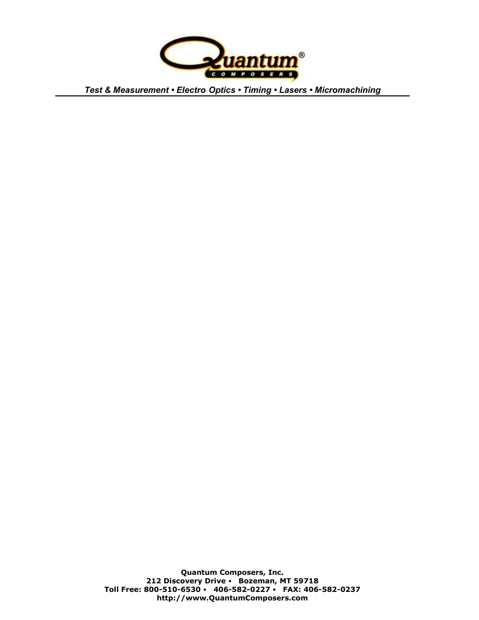 Quantum Composers QC 9500 User Manual | Page 2 / 3