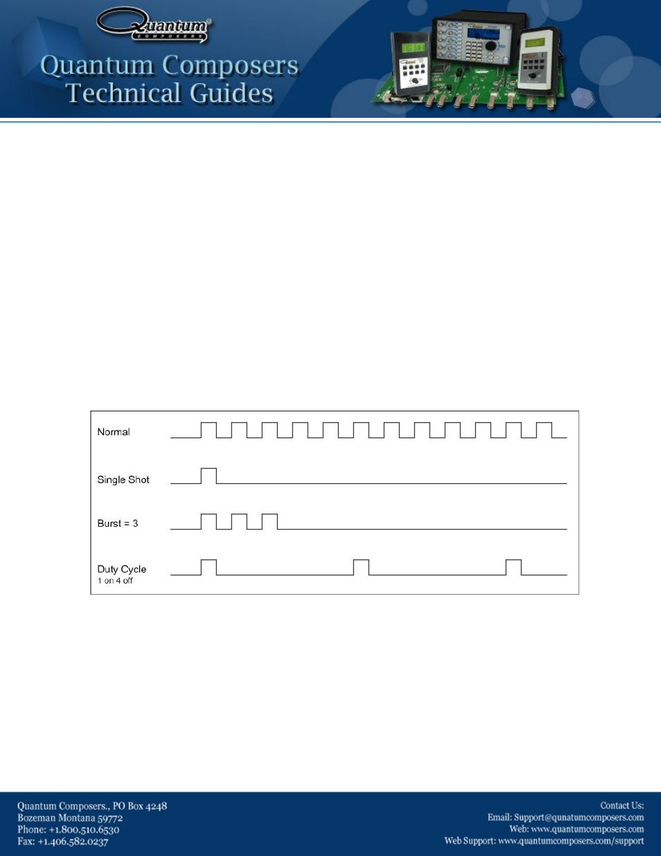 Quantum Composers System and Channel Modes User Manual | 3 pages