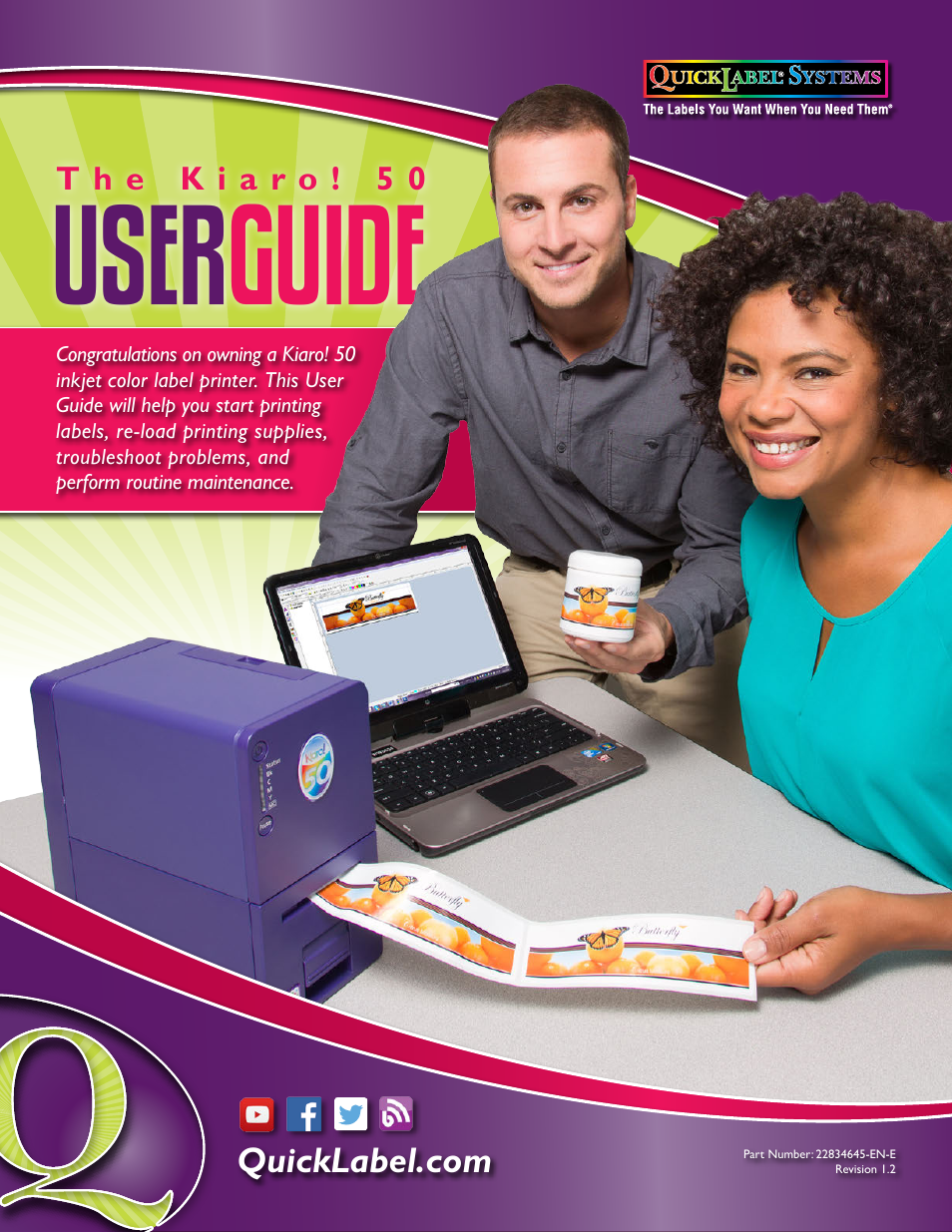 QuickLabel 50 Kiaro! User Manual | 136 pages