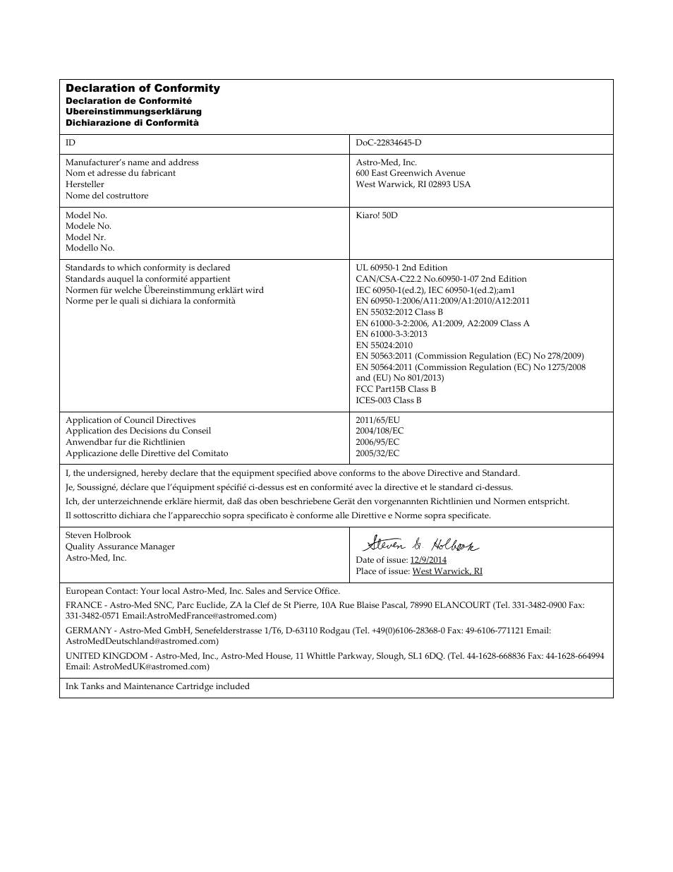 QuickLabel 50 Kiaro! User Manual | Page 11 / 136