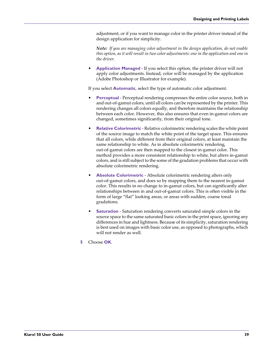 QuickLabel 50 Kiaro! User Manual | Page 55 / 136