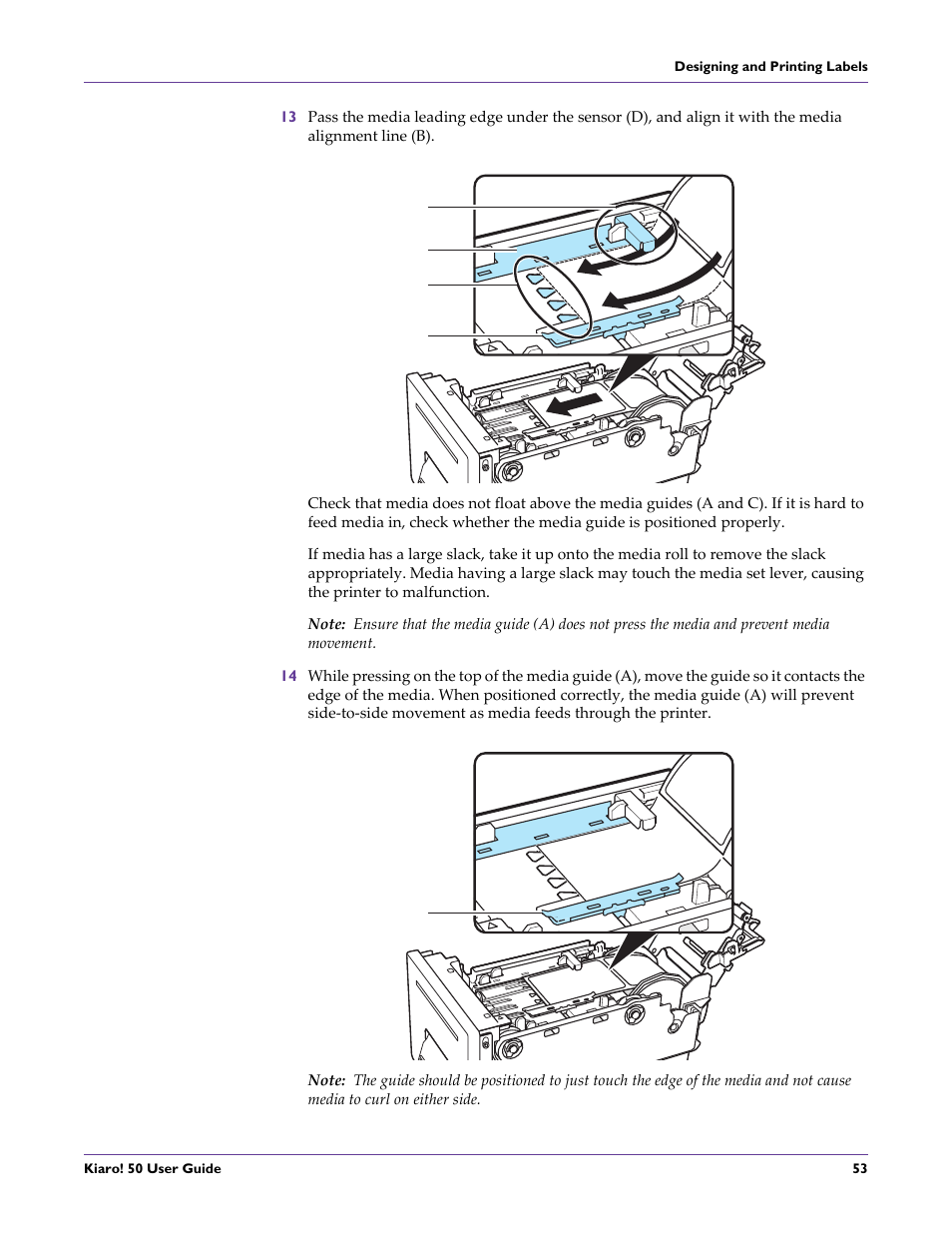 QuickLabel 50 Kiaro! User Manual | Page 69 / 136