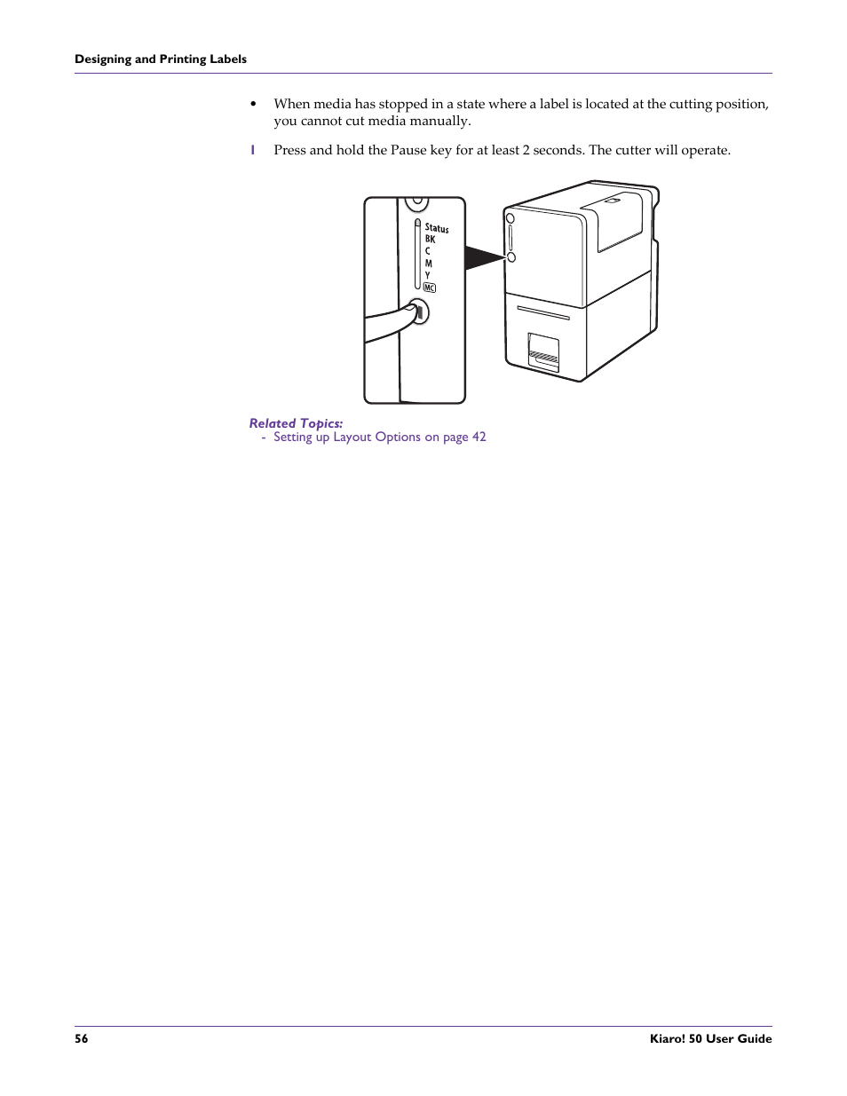 QuickLabel 50 Kiaro! User Manual | Page 72 / 136