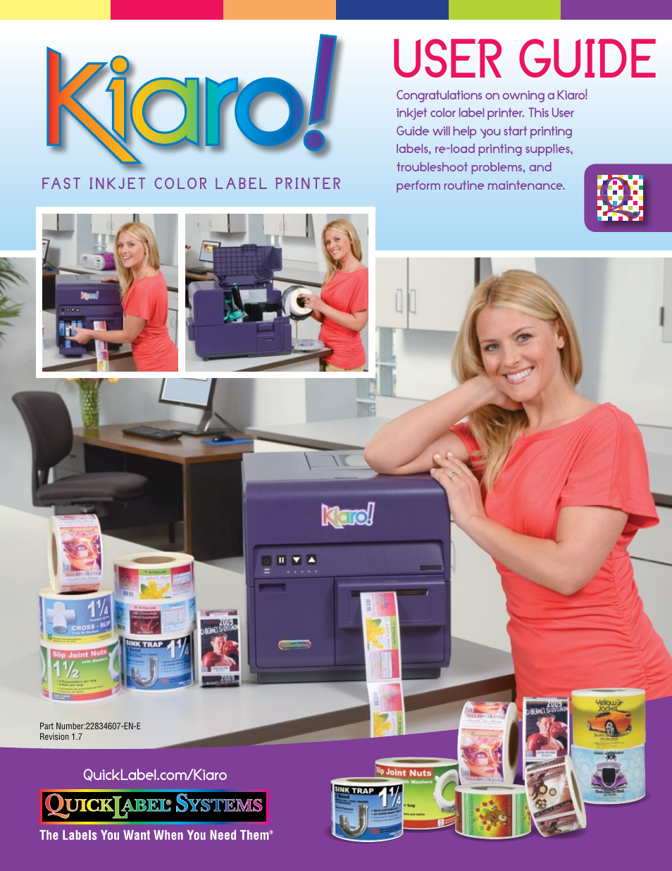 QuickLabel Kiaro! User Manual | 166 pages