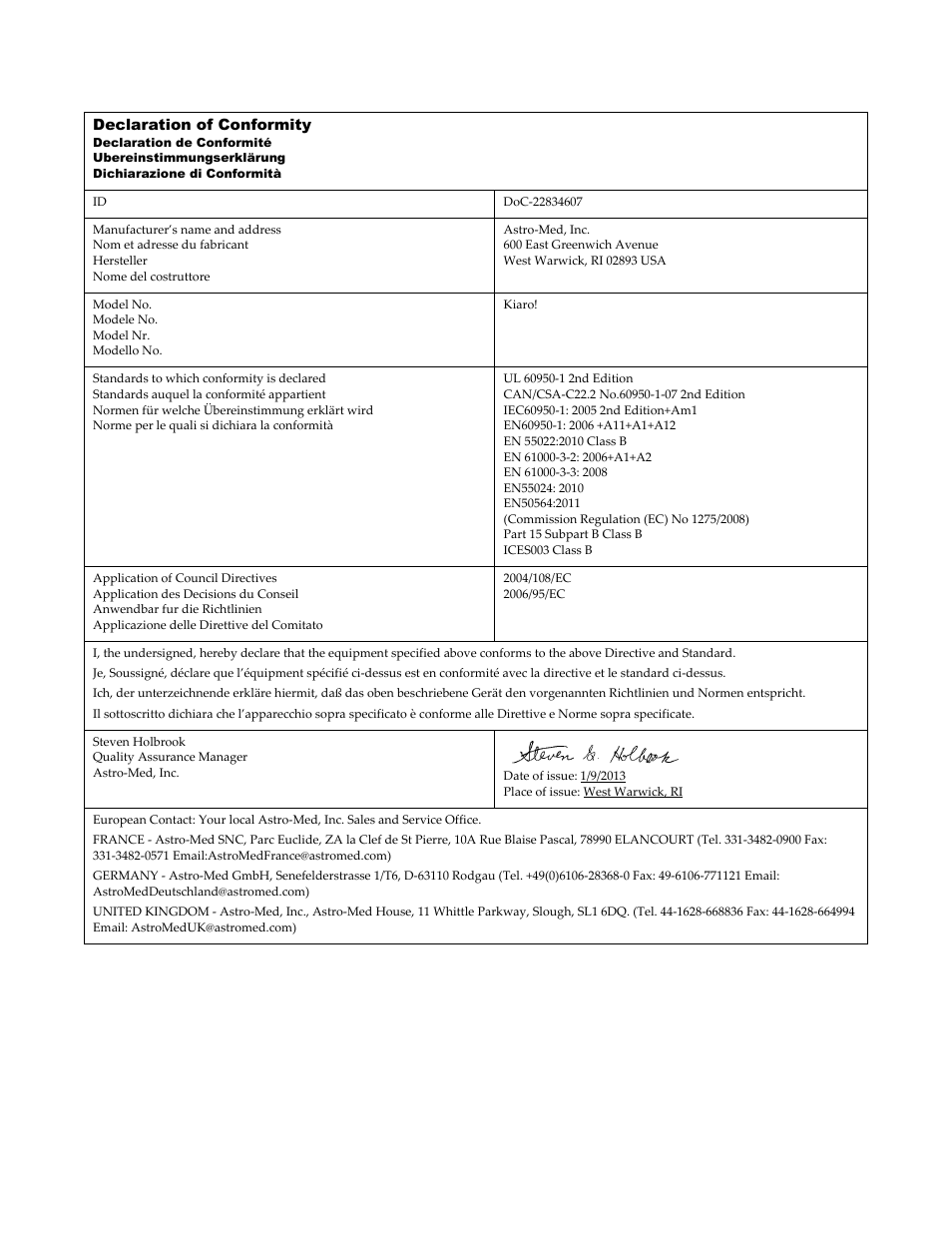 QuickLabel Kiaro! User Manual | Page 10 / 166