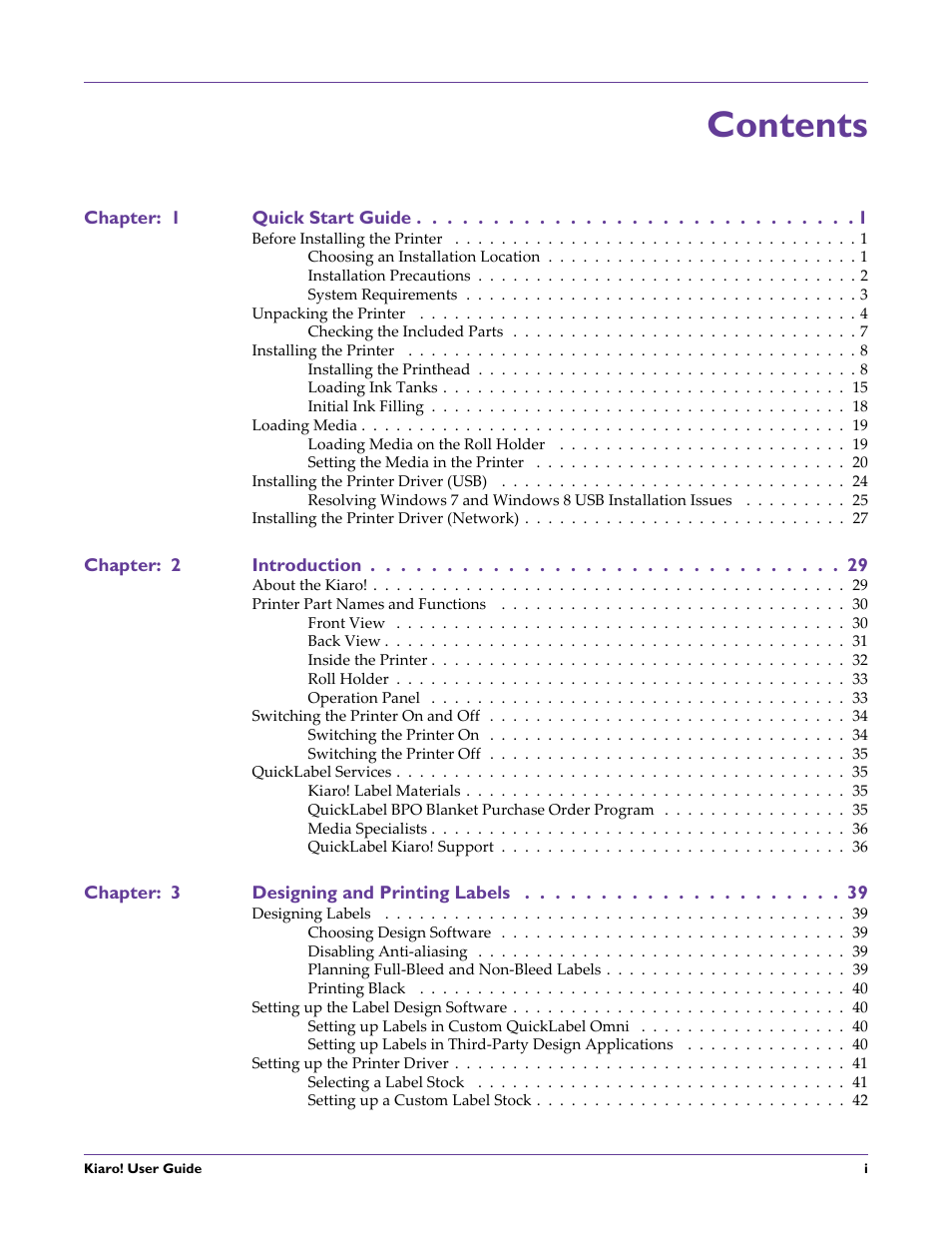 QuickLabel Kiaro! User Manual | Page 13 / 166
