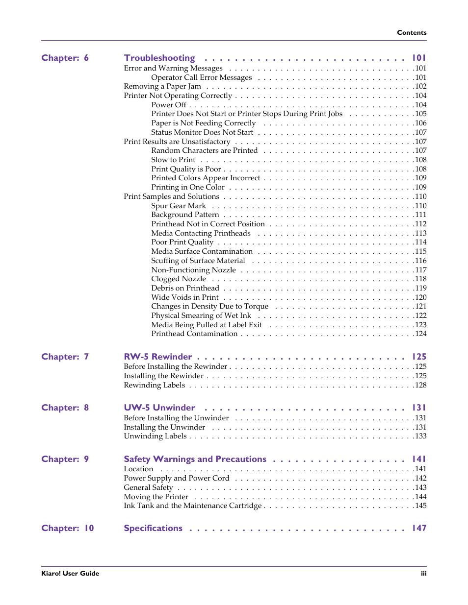 QuickLabel Kiaro! User Manual | Page 15 / 166
