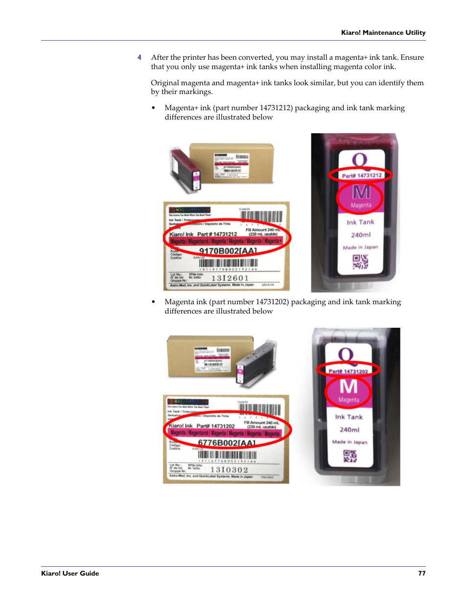 QuickLabel Kiaro! User Manual | Page 93 / 166
