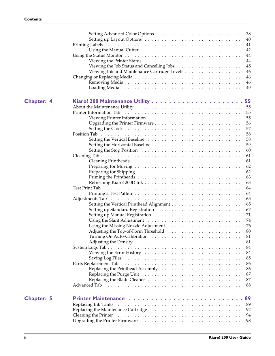 QuickLabel 200 Kiaro! User Manual | Page 12 / 150