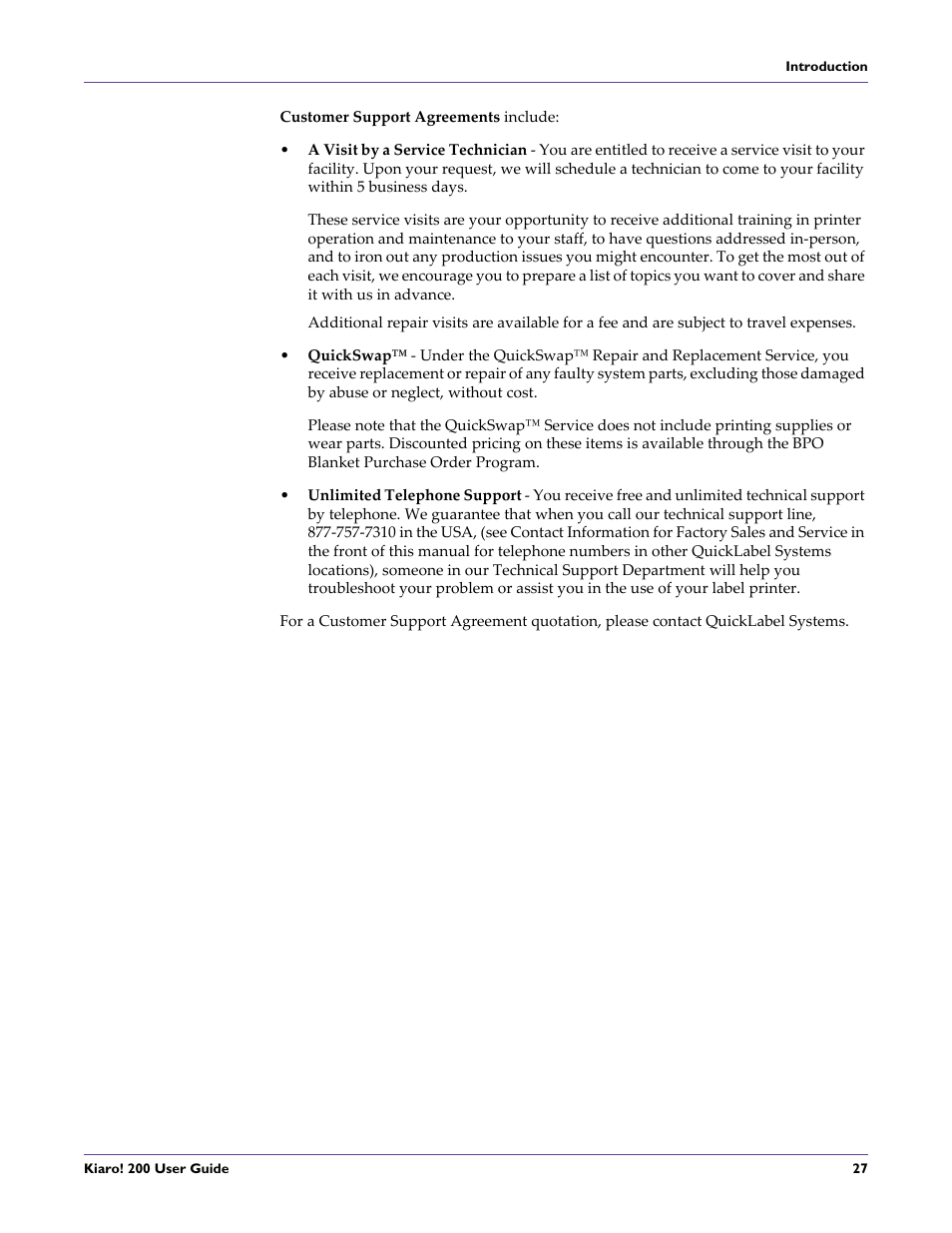 QuickLabel 200 Kiaro! User Manual | Page 41 / 150