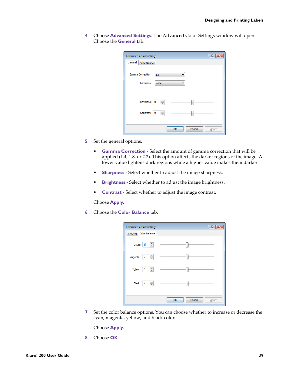 QuickLabel 200 Kiaro! User Manual | Page 53 / 150