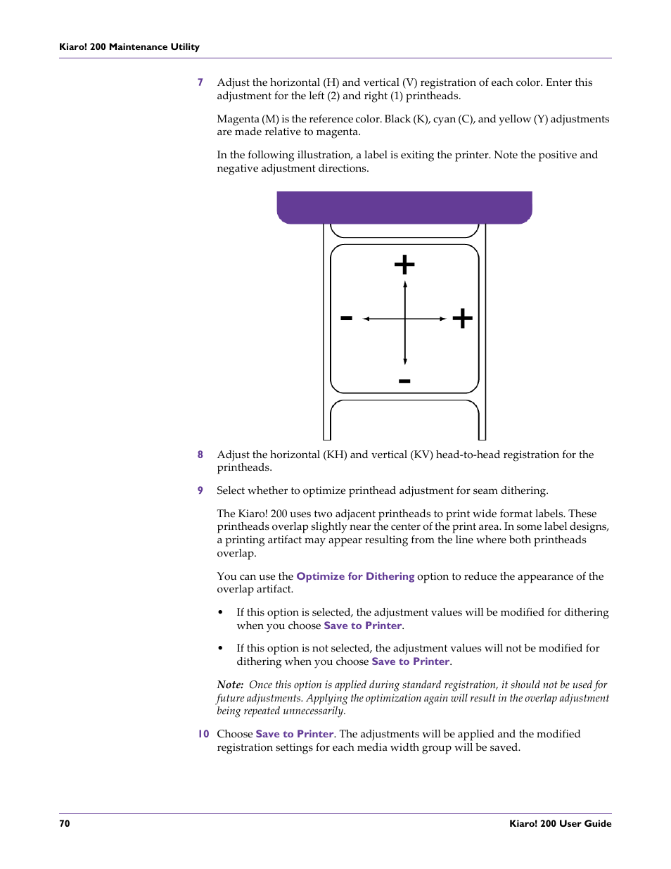 QuickLabel 200 Kiaro! User Manual | Page 84 / 150