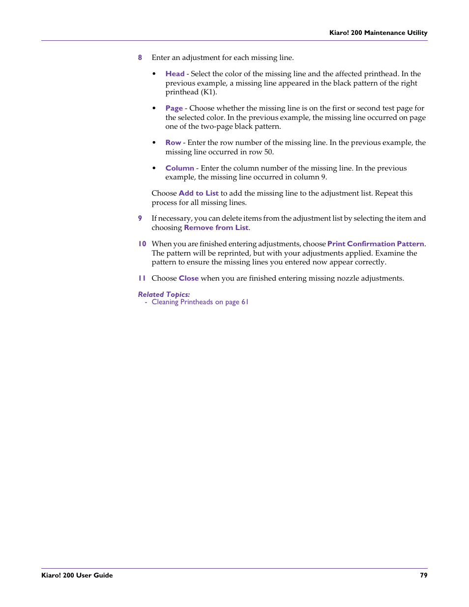 QuickLabel 200 Kiaro! User Manual | Page 93 / 150