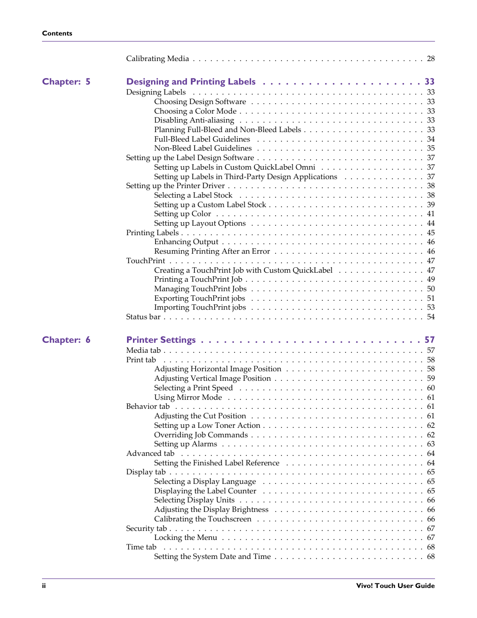 QuickLabel Vivo! Touch User Manual | Page 12 / 165