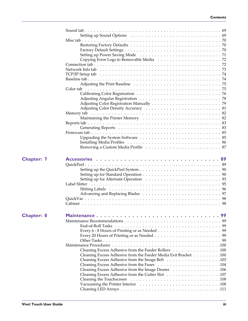 QuickLabel Vivo! Touch User Manual | Page 13 / 165
