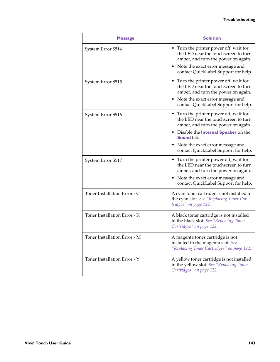QuickLabel Vivo! Touch User Manual | Page 157 / 165
