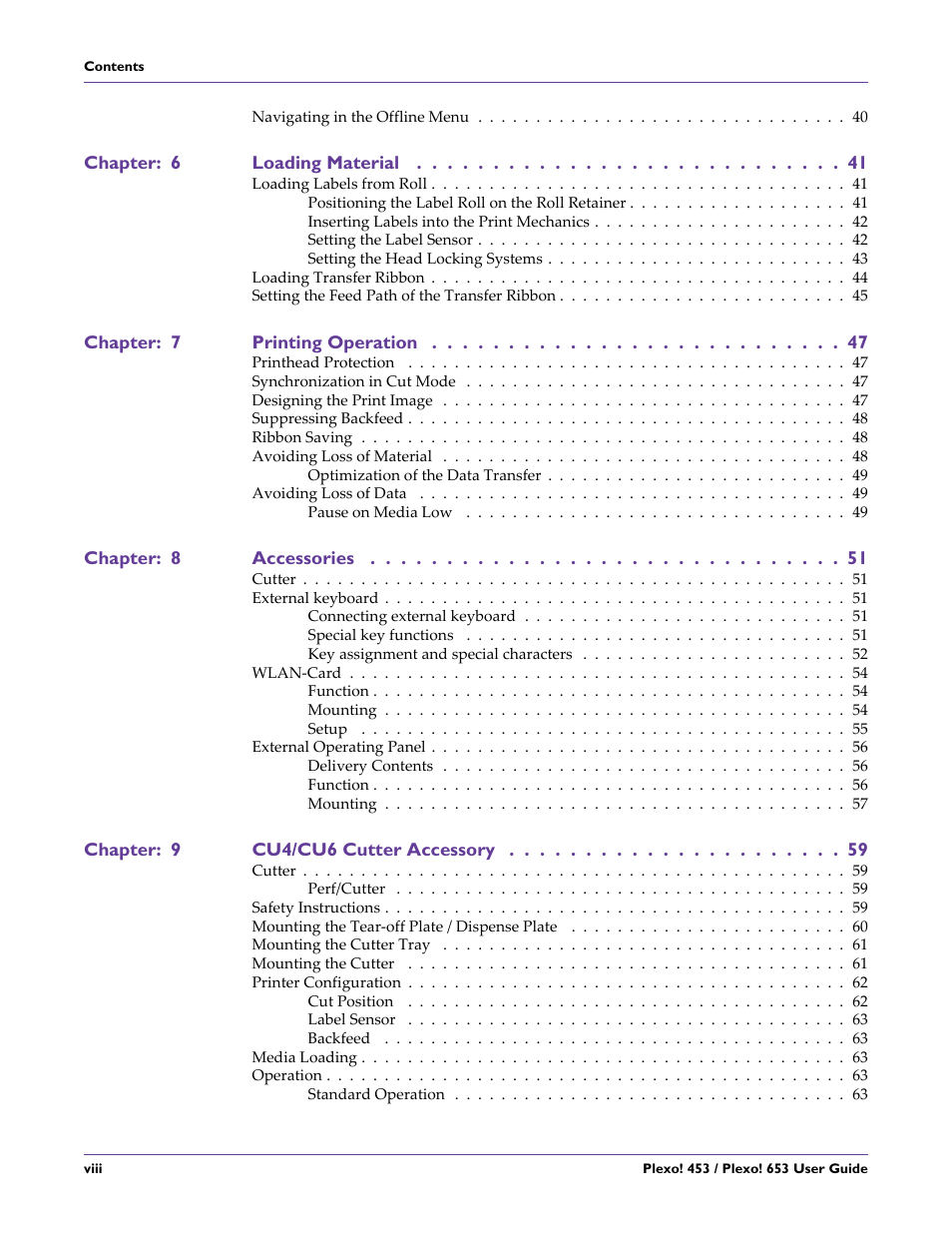 QuickLabel Plexo! 653 User Manual | Page 10 / 121